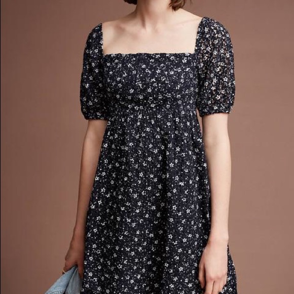 NWT ANTHROPOLOGIE MAEVE Lillianne Floral Dress 0P - Picture 5 of 7